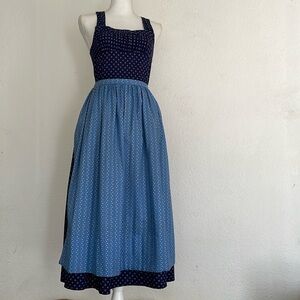 Vintage Tostmann Austrian Dirndl Dress Traditional Tracht Outfit